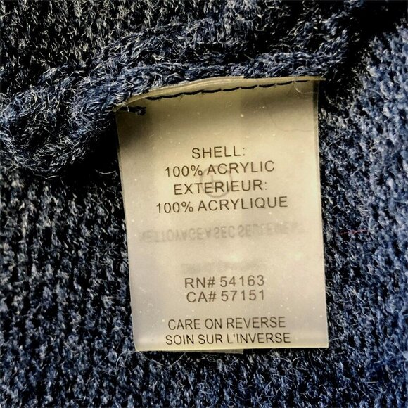 Ivanka Trump Cowl Neck Sweater Gray Fringed Asymmetric Oversized Medium - Picture 6 of 7